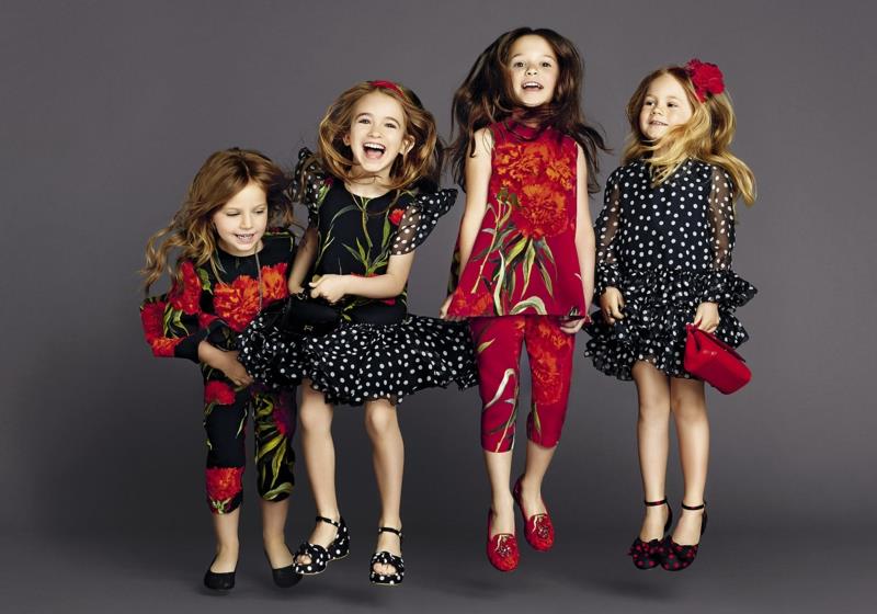 Εικόνες τάσεων παιδικής μόδας Dolice Gabbana