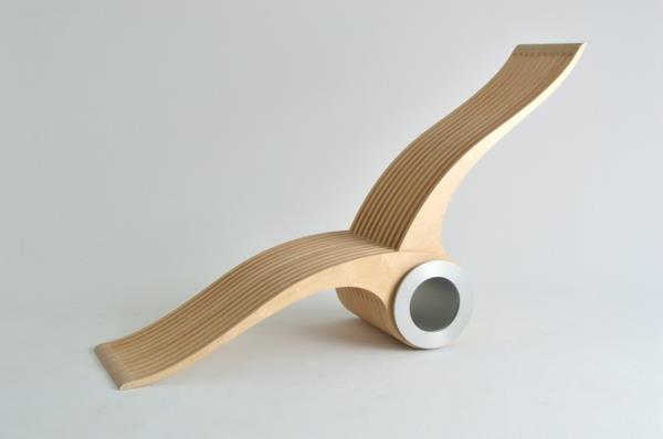 Καρέκλα σχεδιαστών EXOCET Stéphane Leathead designarium ξύλο
