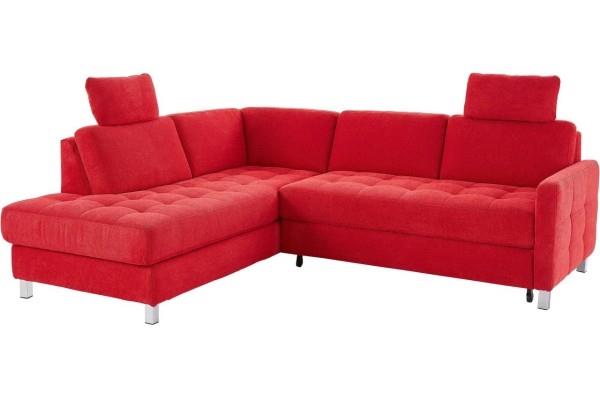 Γωνιακός καναπές με υπέροχο κόκκινο χρώμα