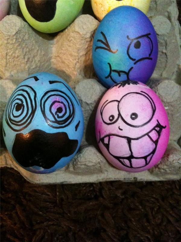 Η ζωγραφική αυγών αντιμετωπίζει δημιουργικό διαγωνισμό που σχεδιάζει πασχαλινά αυγά sta wars figuren geegs