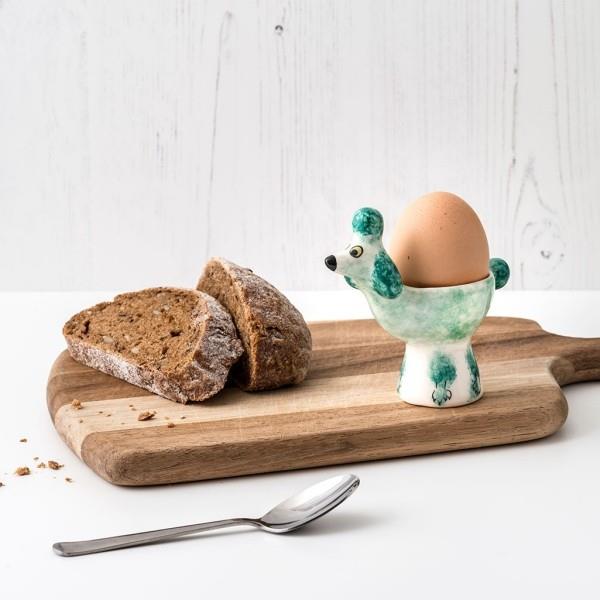 Φλιτζάνια αυγών με ψωμί για πρωινό