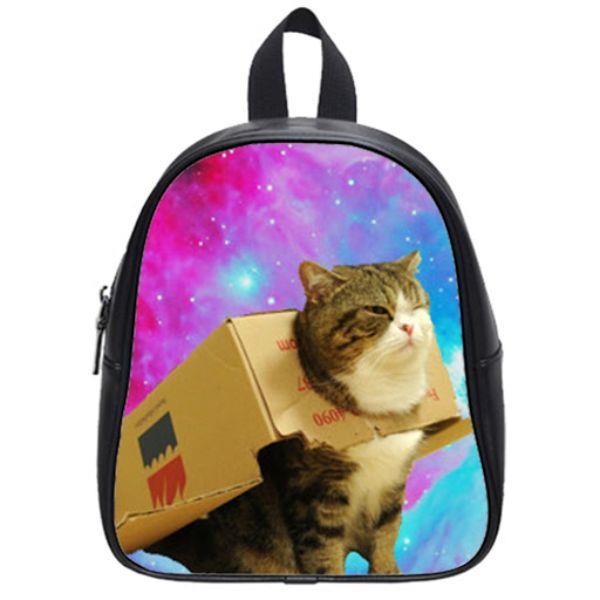 Μια υπέροχη τσάντα γάτας - σχολείου
