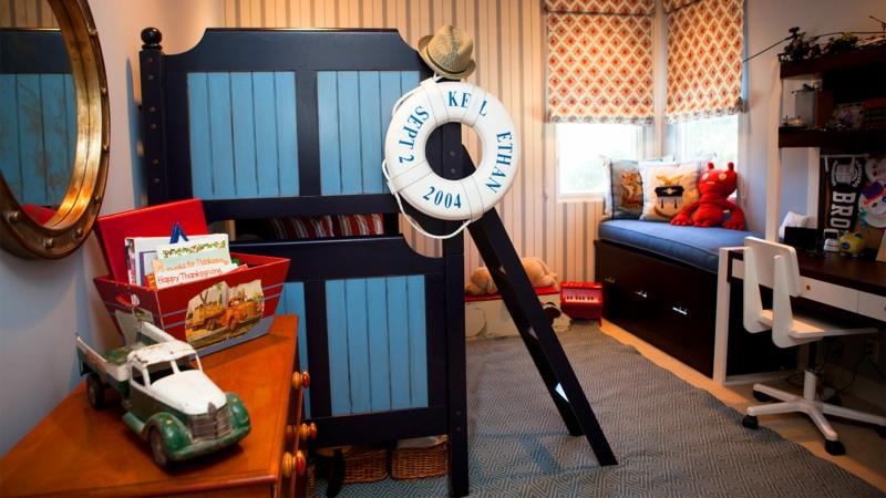 Ιδέες επίπλωσης παιδικό δωμάτιο αγόρι θαλάσσιο στυλ