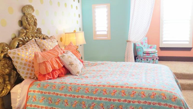 Ιδέες επίπλωσης παιδικών δωματίων σχεδιασμός κοριτσιών κρεβατιού κρεβατιού παστέλ χρώματα