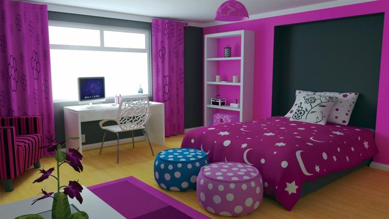 Ιδέες επίπλωσης για παιδικό δωμάτιο, δωμάτιο κοριτσιού, χρώμα δωματίου κοριτσιού