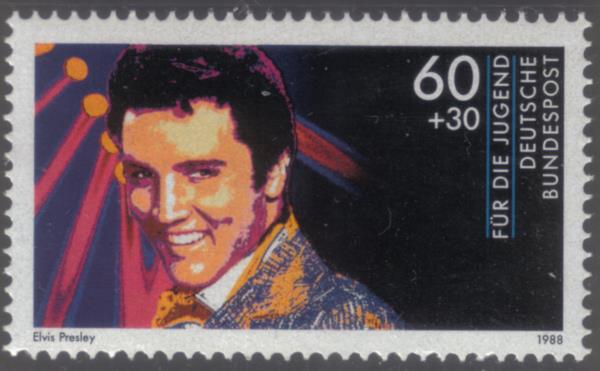 Elvis Presley βιογραφικό ροκ σταρ Γερμανική σφραγίδα
