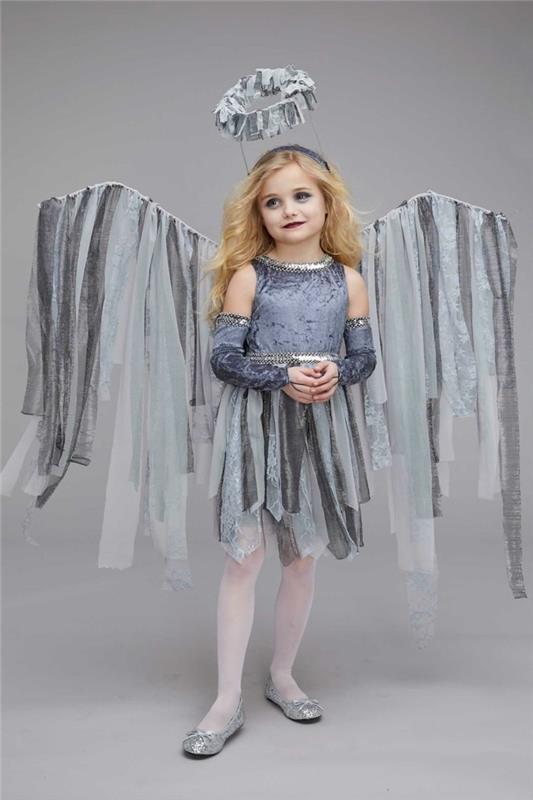 Tinker angel φτερά με χάρτινα πιάτα φτιάχνουν παιδικά κοστούμια