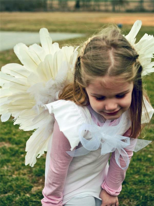 Tinker angel φτερά με χάρτινα πιάτα με παιδιά από φτερά