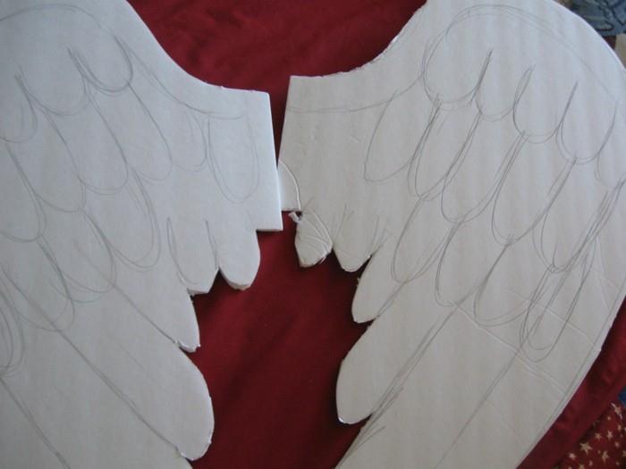 Tinker angel φτερά με χαρτί πιάτο tinker πιάτο