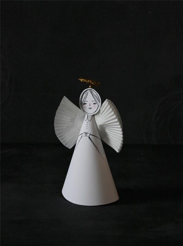 Tinker angel φτερά με χάρτινη πλάκα από χάρτινη πλάκα