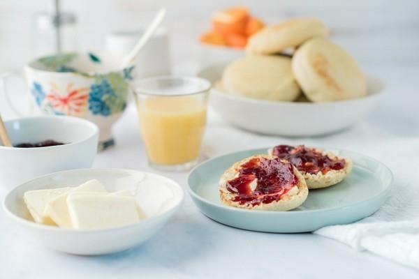 Bήστε μόνοι σας αγγλικά muffins συνταγή υγιεινό πρωινό