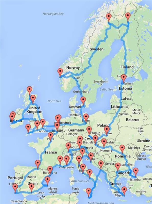 Η Ευρώπη ταξιδεύει Αξιοθέατα των πρωτευουσών της Ευρώπης