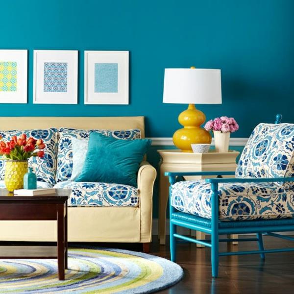 Δείγματα χρωμάτων σαλόνι χρώματα λιμνοθάλασσα σχεδιασμού χρωμάτων