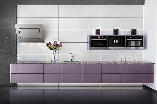 Χρώματα για ντουλάπια κουζίνας σκούρο μοβ