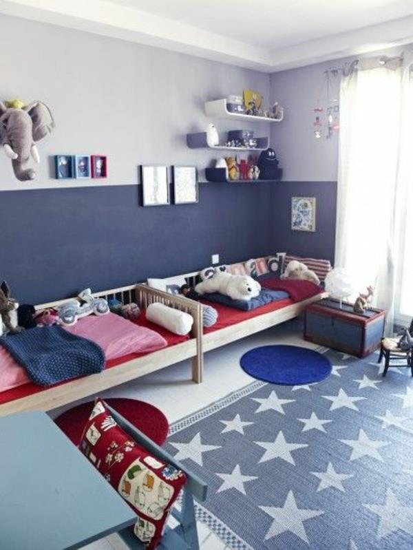Ιδέες χρώματος για το σχεδιασμό τοίχων παιδικού δωματίου