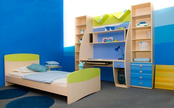 Ιδέες χρώματος για τοίχους σχεδιασμό τοίχου σαλόνι παιδικό δωμάτιο