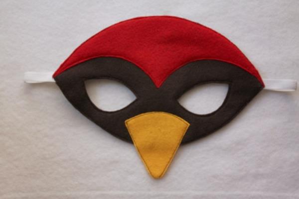 Φτιάξτε καρναβαλικές μάσκες θυμωμένα πουλιά