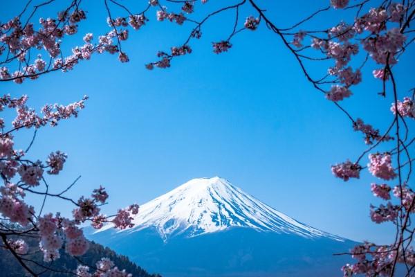Ο Φεβρουάριος είναι ο εθνικός μήνας του ποιήματος Haiku που γράφει άνθη βουνών fuji
