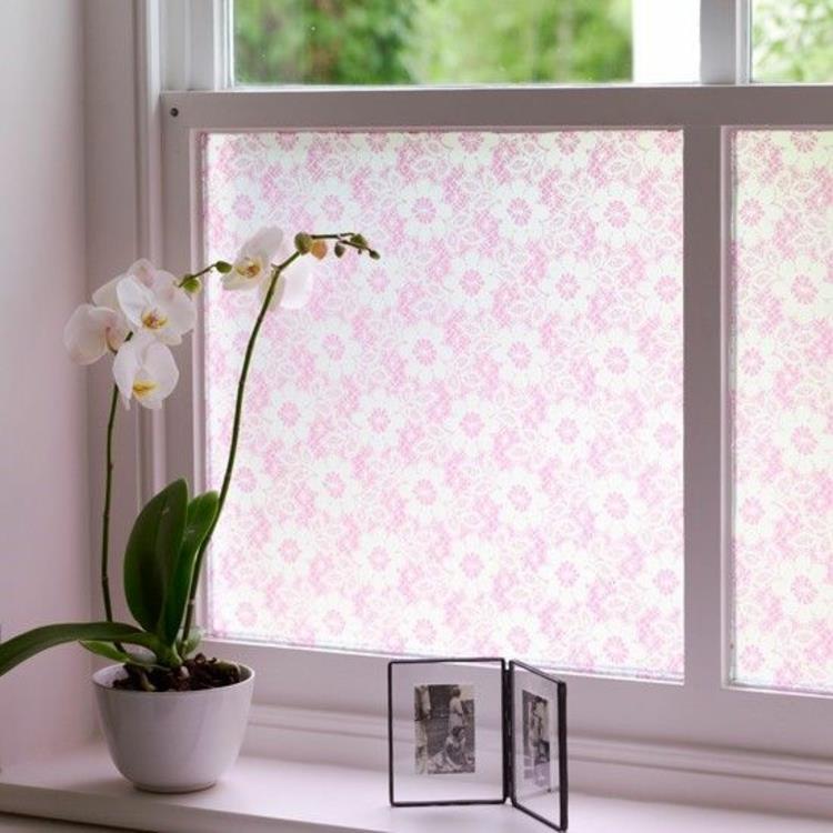 Ιδέες διακόσμησης παραθύρων κουζίνα φυτά εσωτερικού χώρου ορχιδέα παράθυρο μεμβράνης λουλουδιών