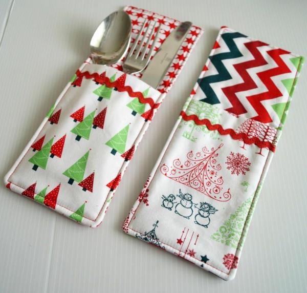 Εορταστικές τσάντες μαχαιροπίρουνα για τα Χριστούγεννα ράψτε τα δικά σας σχέδια