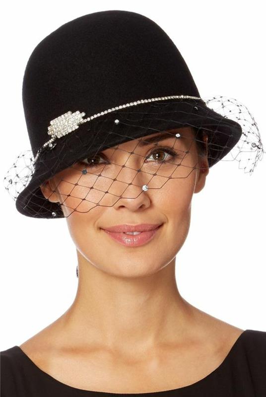 Τσόχινο καπέλο με πλέγμα Γυναικεία καπέλα Συμβουλές γυναικείας μόδας και στυλ