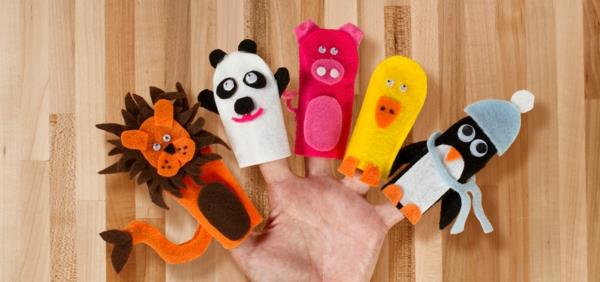 Φτιάξτε μαριονέτες με δάχτυλα Οδηγίες κάντε τα ζώα από τσόχα μόνοι σας