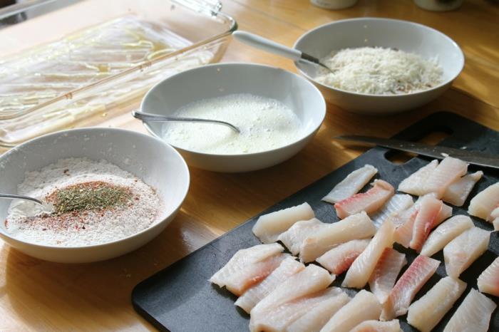 Προετοιμάστε φρέσκο ​​ψάρι συνταγές ψαριού που βοηθούν τα παιδιά