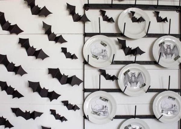 Μπαταρία νυχτερίδας με παιδιά για Απόκριες - 50 μαγευτικές ιδέες και οδηγίες Ιδέες κουζίνας για διακόσμηση τοίχου