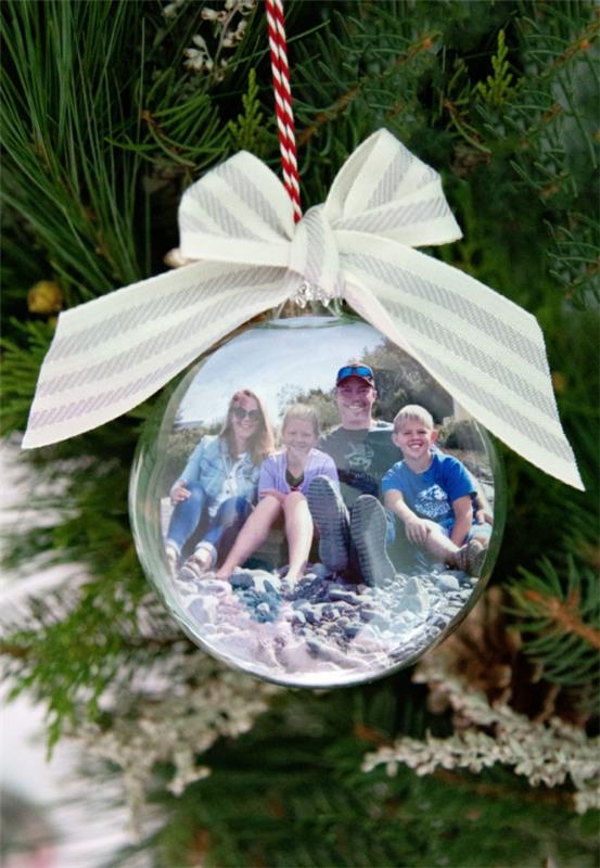 Φτιάξτε δώρα φωτογραφιών για τα Χριστούγεννα - δημιουργικές ιδέες και οδηγίες οικογενειακές φωτογραφίες diy στολίδια