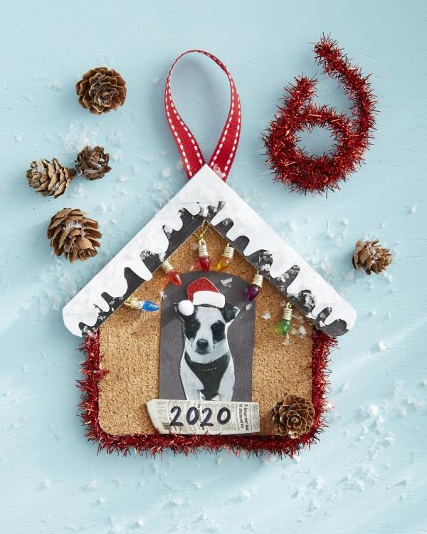 Κάνοντας φωτογραφικά δώρα για τα Χριστούγεννα - δημιουργικές ιδέες και οδηγίες χριστουγεννιάτικο δέντρο στολίδι για σκύλους