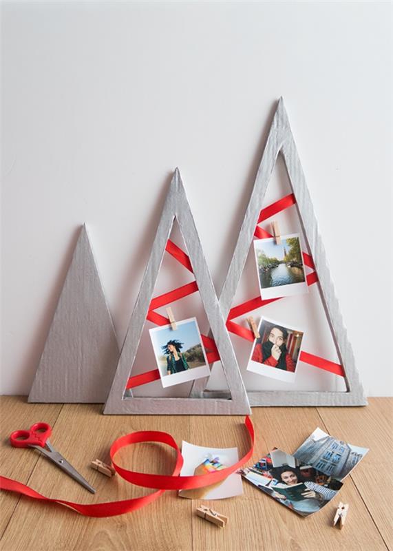 Tinker φωτογραφικά δώρα για τα Χριστούγεννα - δημιουργικές ιδέες και οδηγίες έλατα deko wanddeko φωτογραφίες