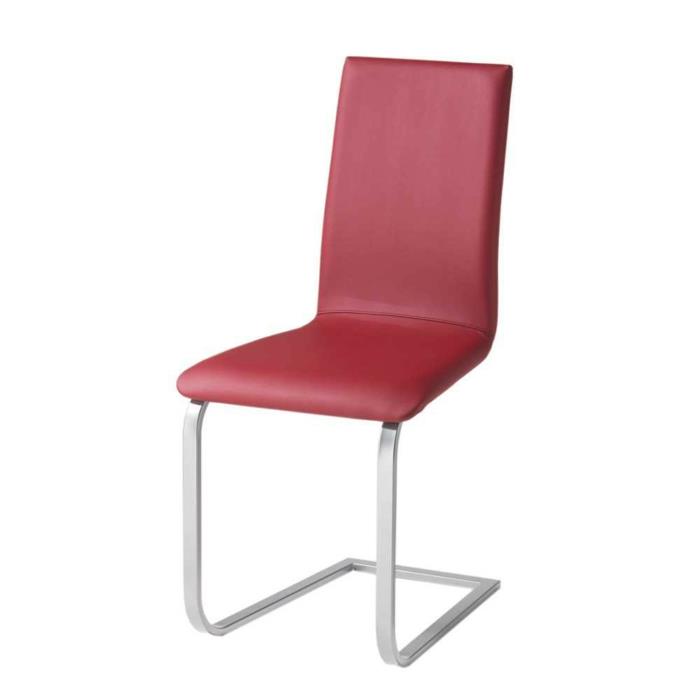 Καρέκλες με πρόβολο Καρέκλες σχεδιαστών Sorino σε κόκκινο χρώμα