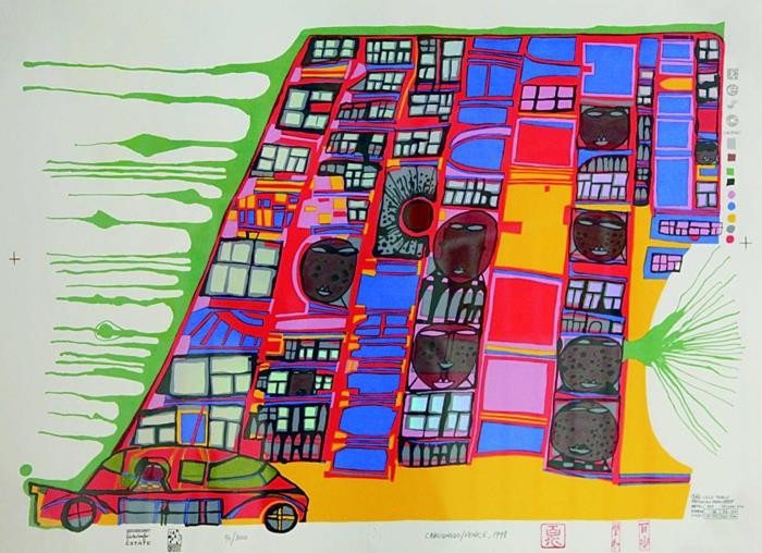 Friedensreich Hundertwasser ως la casa mobile