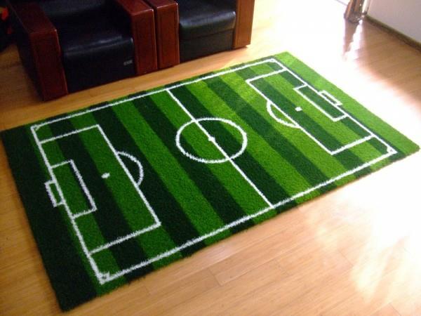 Διακόσμηση ποδοσφαίρου σπίτι ποδοσφαιρόφιλοι σχέδιο χαλιού