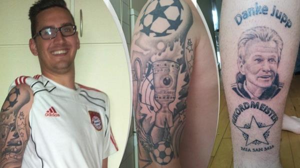 Ποδόσφαιρο τατουάζ εικόνες αστέρια fc bayern