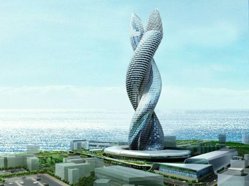 Futuristic Architecture Build and Live Сobra Towers Κουβέιτ