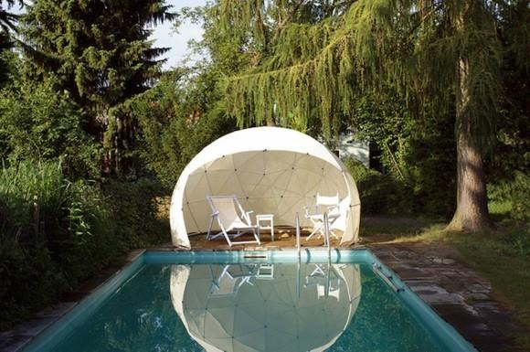 Garden igloo μοντέρνα χειμερινά έπιπλα σαλόνι πισίνας κήπου