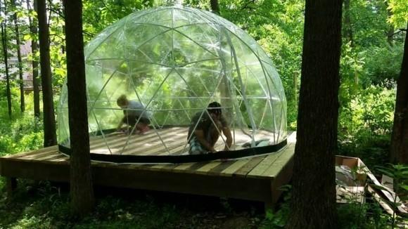 Garden igloo σύγχρονος χειμερινός κήπος εύκολη συναρμολόγηση