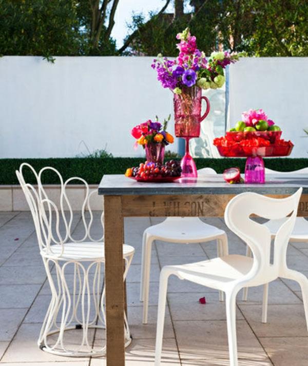 Φτιάξτε διακοσμήσεις κήπου μόνοι σας καρέκλες τραπεζαρίας