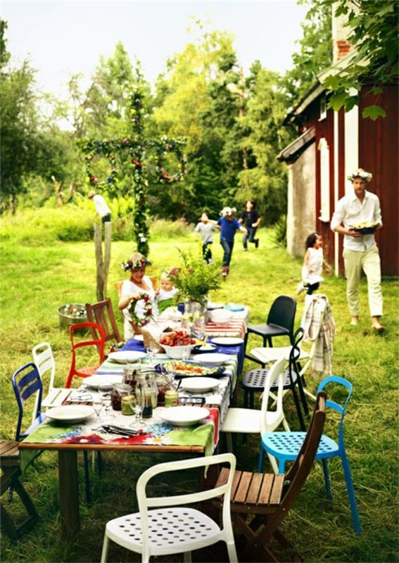 Garden house σουηδικός κήπος πάρτι