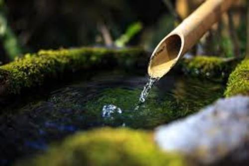 Ιδέες κήπου νερό βασικό στοιχείο Feng Shui