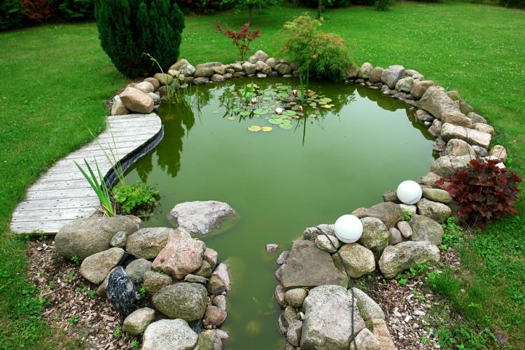Λίμνη κήπου εικόνες Ιαπωνικές ιδέες κήπου λίμνη φυτών νερού