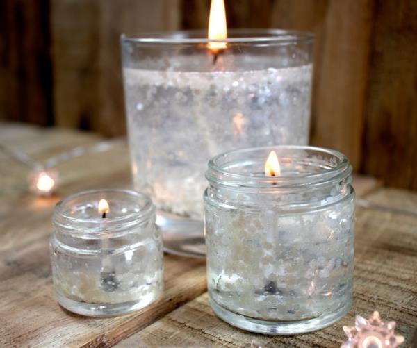 Φτιάξτε μόνοι σας κεριά gel Οδηγίες τζελ κερί διαφανές