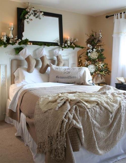 Φτιάξτε άνετα υπνοδωμάτια το χειμώνα για τα Χριστούγεννα