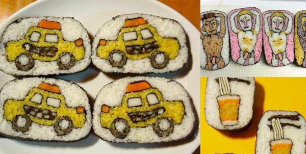 Σπασμένη καμπίνα ταξί τύπων σούσι αυτοκινήτων