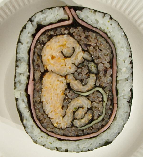Το σπασμένο μωρό σούσι κάνει τον εαυτό σας έγκυο