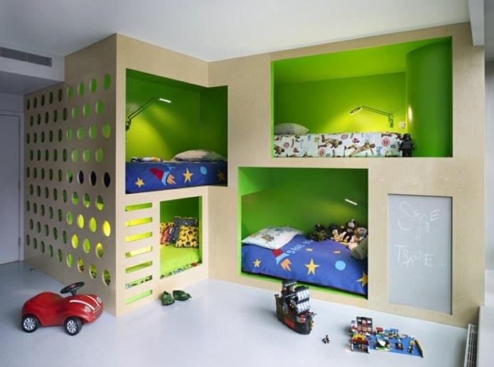 Σχεδιασμός παιδικού δωματίου τοίχου σχεδιασμός γραφείου ντουλάπα σχέδιο χαλιού