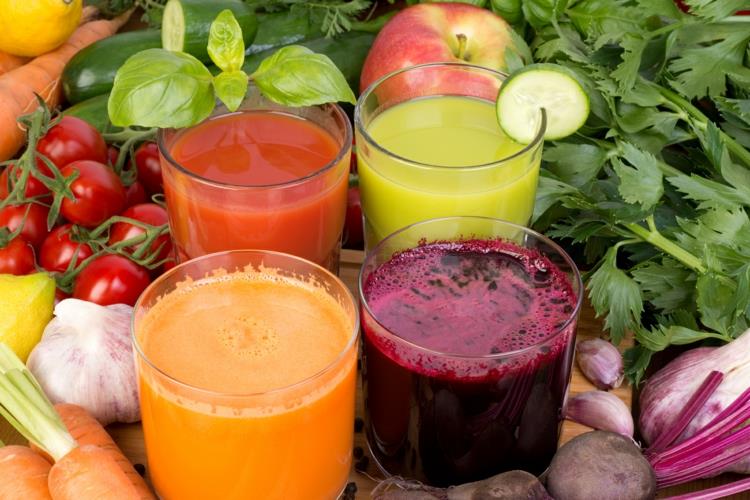 Υγιής διαβίωση λαχανικών χυμός παντζαριού υγιεινή τροφή