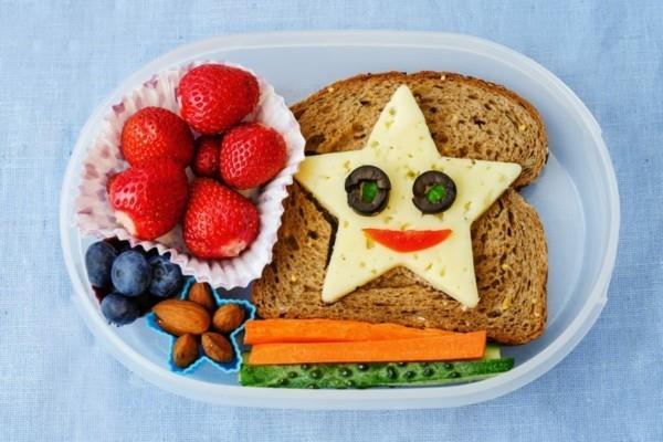 Υγιεινές ιδέες για πρωινό για παιδιά Take away rolls Cheese star