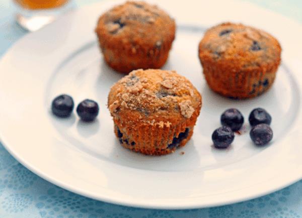 Υγιεινές ιδέες για πρωινό για παιδιά Muffins με βατόμουρα